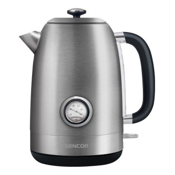 Sencor - Hervidor eléctrico 1,7 l 2200W/230V acero inoxidable