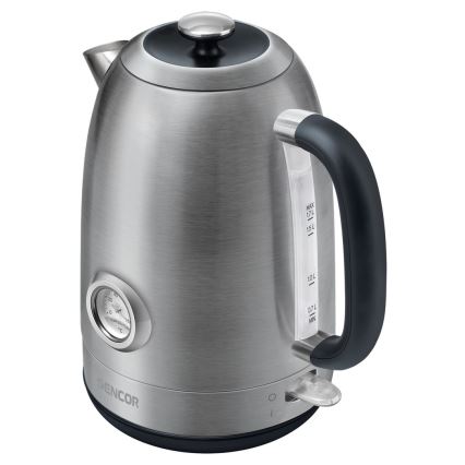 Sencor - Hervidor eléctrico 1,7 l 2200W/230V acero inoxidable