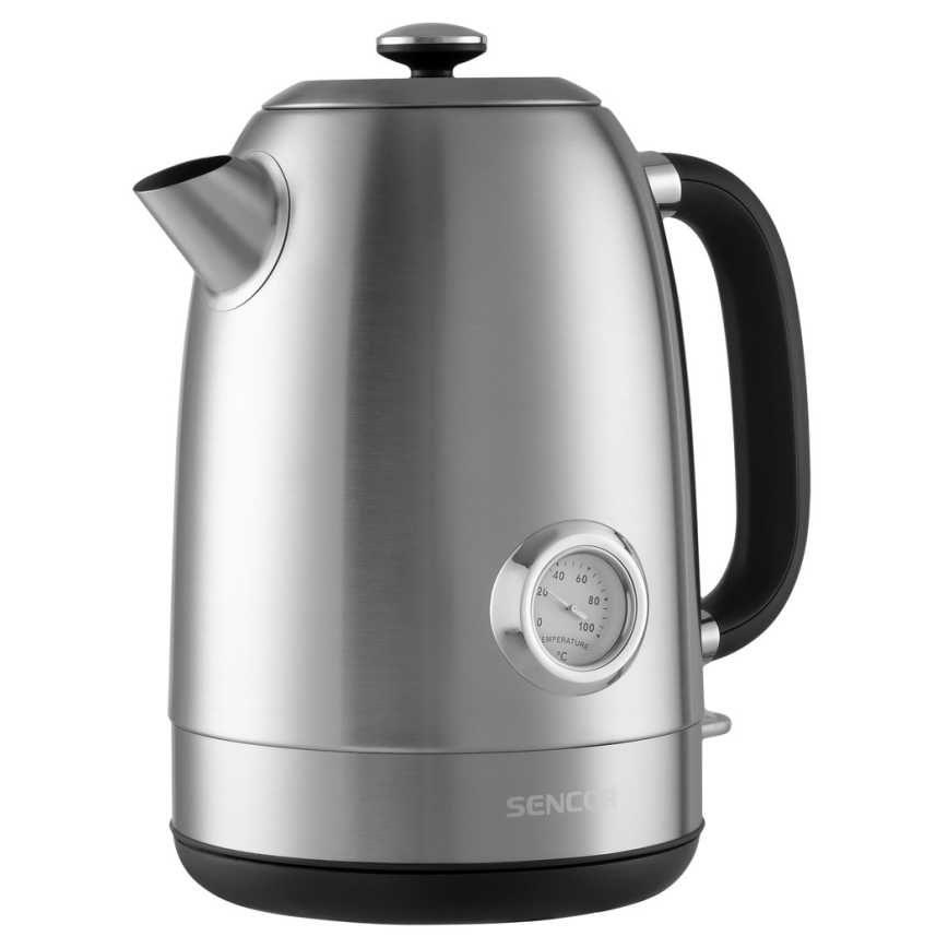 Sencor - Hervidor eléctrico 1,7 l 2200W/230V acero inoxidable