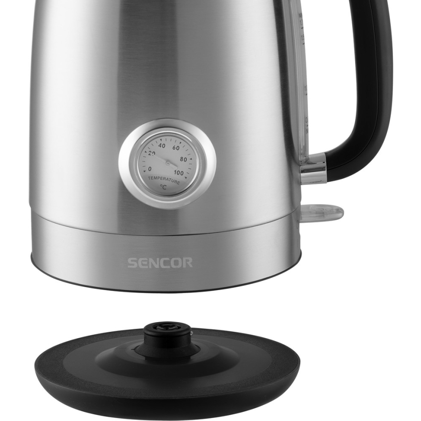 Sencor - Hervidor eléctrico 1,7 l 2200W/230V acero inoxidable