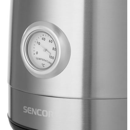 Sencor - Hervidor eléctrico 1,7 l 2200W/230V acero inoxidable