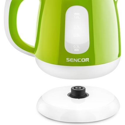 Sencor - Hervidor eléctrico 1 l 1100W/230V verde