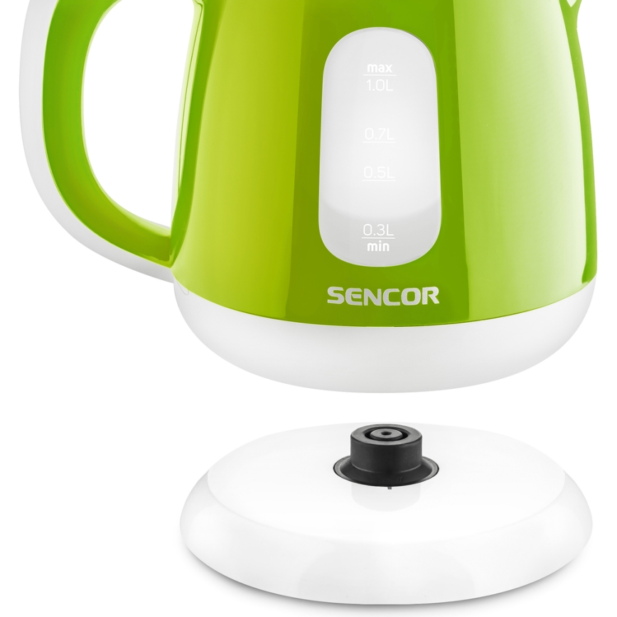 Sencor - Hervidor eléctrico 1 l 1100W/230V verde