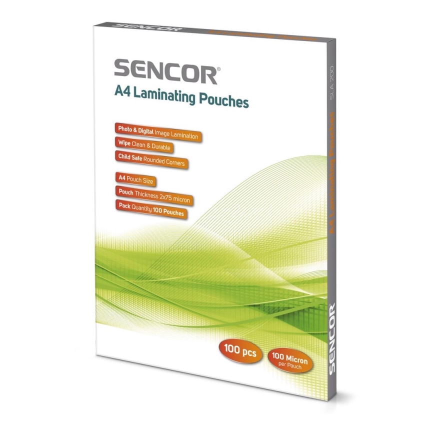 Sencor - Lámina de plastificación A4 100 unidades
