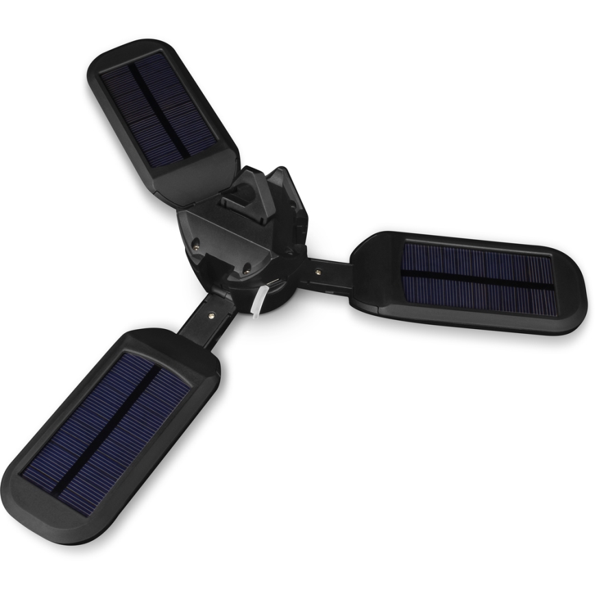 Sencor - Linterna de camping recargable con panel solar LED/3W/1600 mAh IPX4