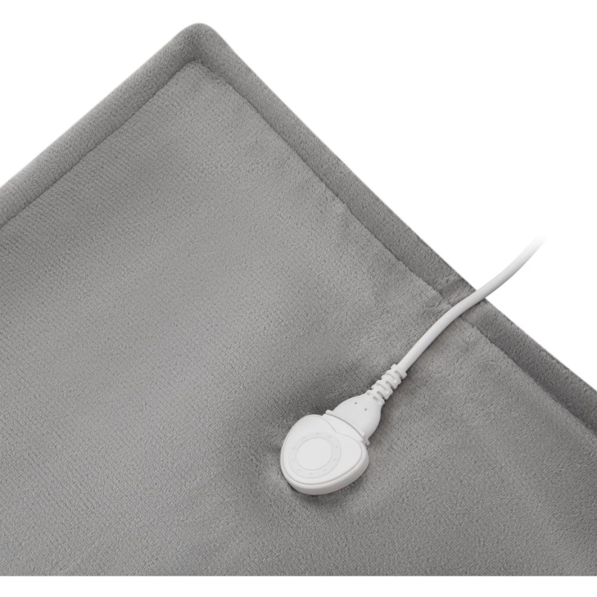 Sencor - Manta eléctrica térmica 160 W/230 V, 180 x 130 cm, gris