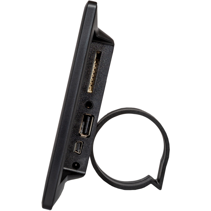 Sencor - Marco digital de fotos 7 con altavoz integrado, 230V, negro + mando a distancia