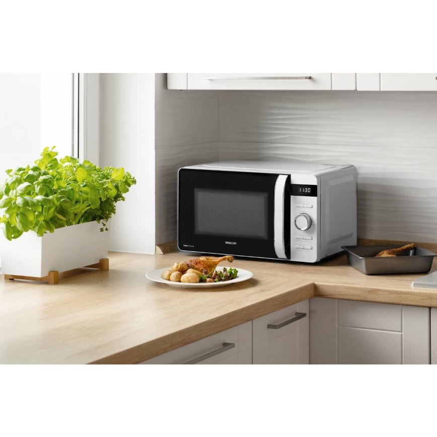 Sencor - Microondas 800W/230V 17 l blanco
