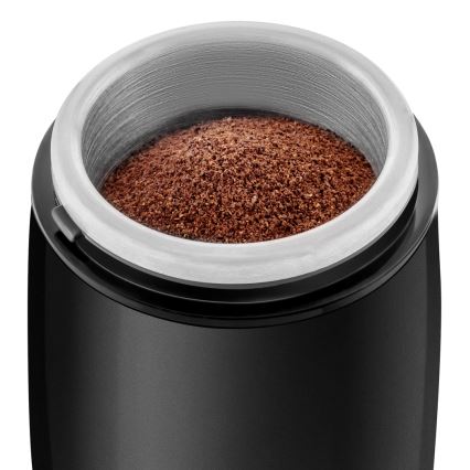 Sencor - Molinillo eléctrico de café en grano 60 g 150W/230V negro/cromo mate