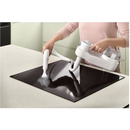 Sencor - Mopa de vapor multifuncional 2 en 1 1500W/230V IPX4 blanca