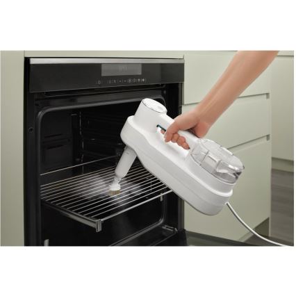 Sencor - Mopa de vapor multifuncional 2 en 1 1500W/230V IPX4 blanca