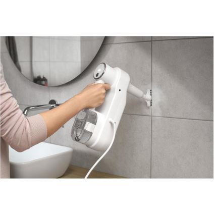 Sencor - Mopa de vapor multifuncional 2 en 1 1500W/230V IPX4 blanca