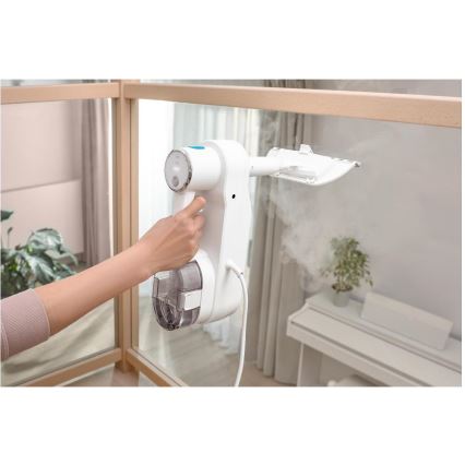 Sencor - Mopa de vapor multifuncional 2 en 1 1500W/230V IPX4 blanca