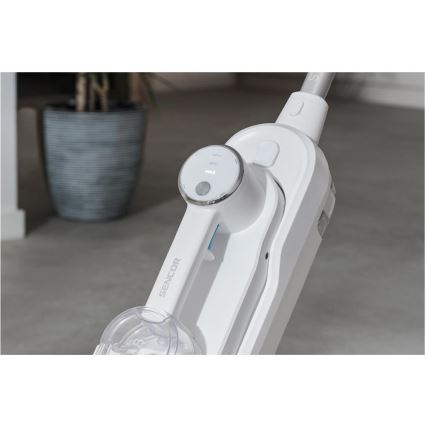 Sencor - Mopa de vapor multifuncional 2 en 1 1500W/230V IPX4 blanca