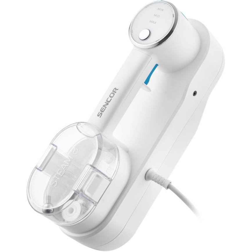 Sencor - Mopa de vapor multifuncional 2 en 1 1500W/230V IPX4 blanca
