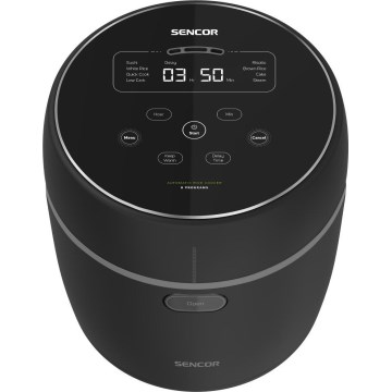 Sencor - Olla arrocera 350W/230V 0,6 l negra