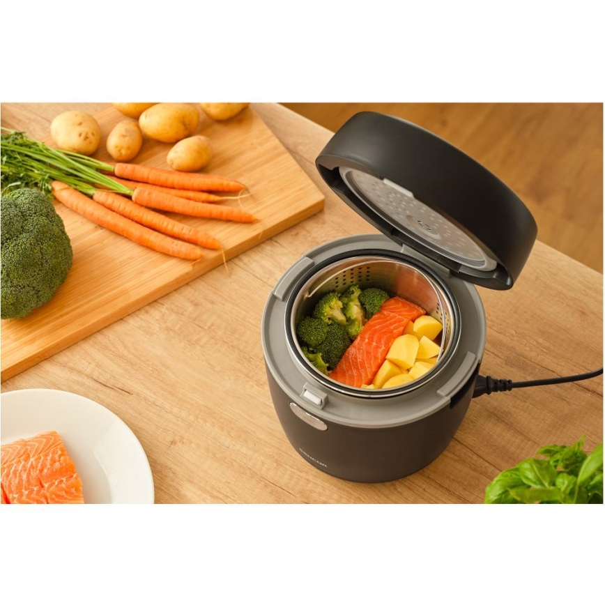 Sencor - Olla arrocera 350W/230V 0,6 l negra