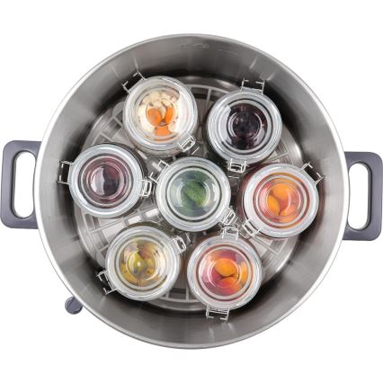 Sencor - Olla para conservas 27 l 1800 W/230 V acero inoxidable/gris