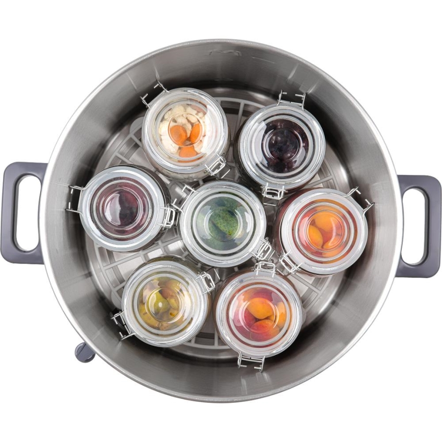 Sencor - Olla para conservas 27 l 1800 W/230 V acero inoxidable/gris