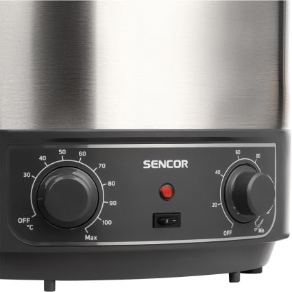 Sencor - Olla para conservas 27 l 1800 W/230 V acero inoxidable/gris