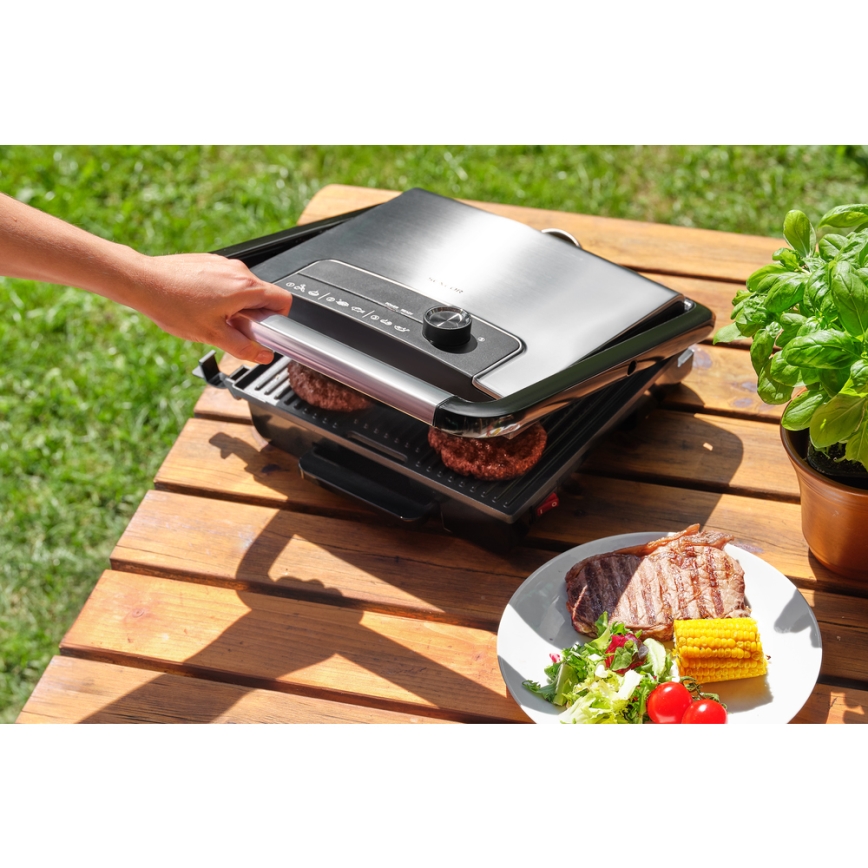 Sencor - Parrilla de contacto 2000W/230V