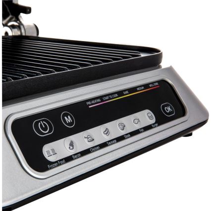 Sencor - Parrilla de contacto 2100W/230V cromo mate