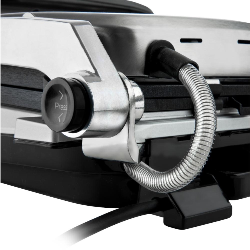 Sencor - Parrilla de contacto 2100W/230V cromo mate