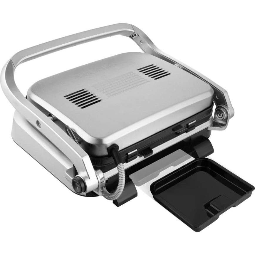 Sencor - Parrilla de contacto 2100W/230V cromo mate