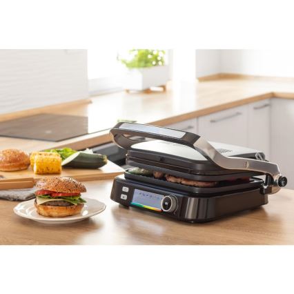 Sencor - Parrilla de contacto 2100W/230V negro