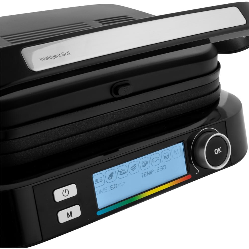 Sencor - Parrilla de contacto 2100W/230V negro