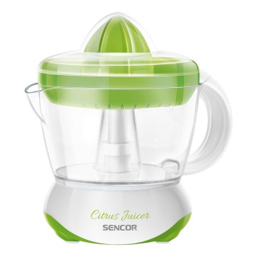 Sencor - Prensa eléctrica para cítricos 0,7 l 40W/230V blanco/verde