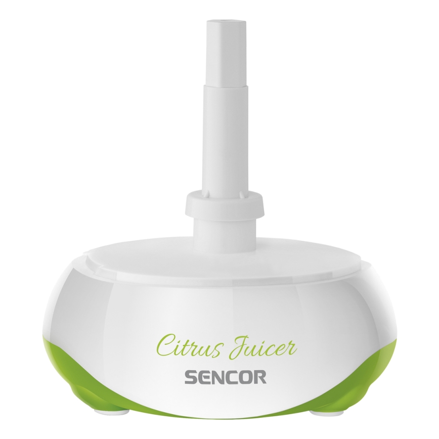 Sencor - Prensa eléctrica para cítricos 0,7 l 40W/230V blanco/verde