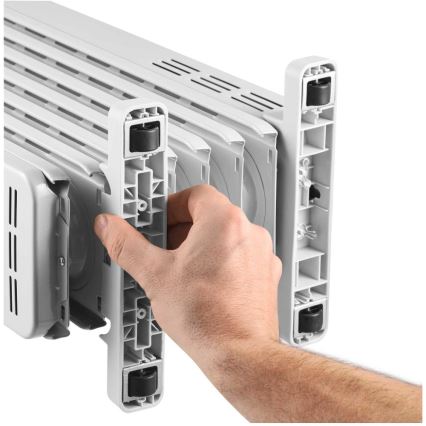 Sencor - Radiador de aceite con 7 aletas 600/900/1500W/230V blanco