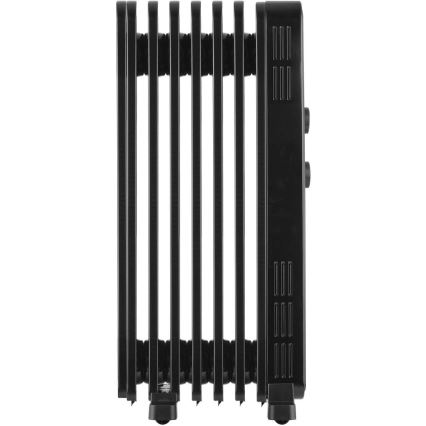 Sencor - Radiador de aceite con 7 elementos 600/900/1500W/230V negro