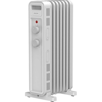 Sencor - Radiador de aceite de 7 aletas 600/900/1500 W/230 V blanco