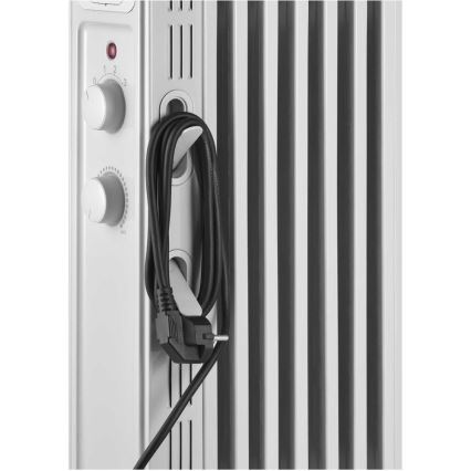 Sencor - Radiador de aceite de 7 aletas 600/900/1500 W/230 V blanco