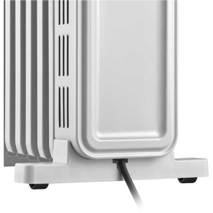 Sencor - Radiador de aceite de 7 aletas 600/900/1500 W/230 V blanco