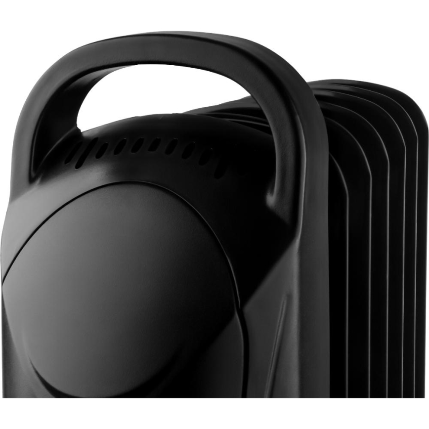 Sencor - Radiador de aceite de 7 elementos, 700 W/230 V, negro