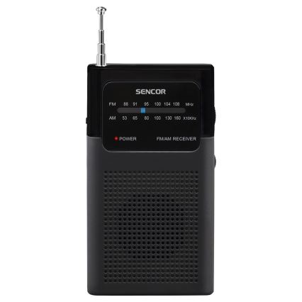 Sencor - Radio de bolsillo FM/AM 2xAAA
