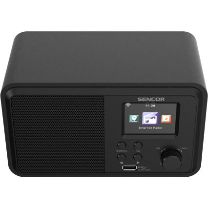 Sencor - Radio por Internet 4W/5V Wi-Fi + mando a distancia
