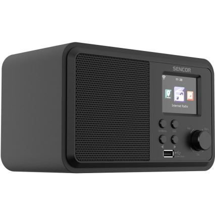 Sencor - Radio por Internet 4W/5V Wi-Fi + mando a distancia