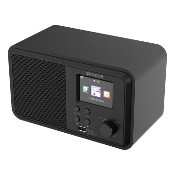Sencor - Radio por Internet 4W/5V Wi-Fi + mando a distancia