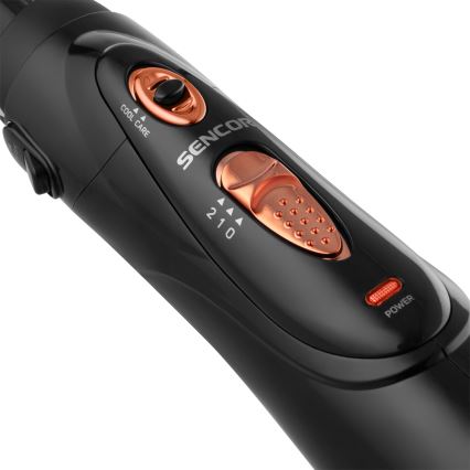 Sencor - Rizador de aire caliente con juego de accesorios 1000W/230V