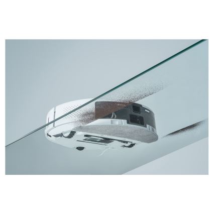 Sencor - Robot aspirador con mopa 2 en 1 50W/5000 mAh Wi-Fi blanco + control remoto