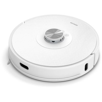 Sencor - Robot aspirador con mopa 2 en 1 50W/5000 mAh Wi-Fi blanco + control remoto