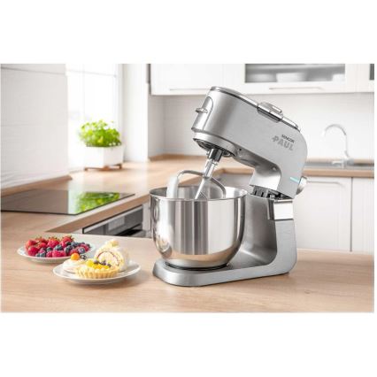Sencor - Robot de cocina con bol de acero inoxidable 1700W/230V cromo mate