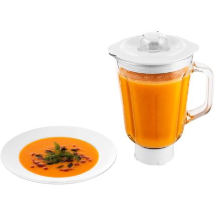 Sencor - Robot de cocina con bol de acero inoxidable 1700W/230V cromo mate