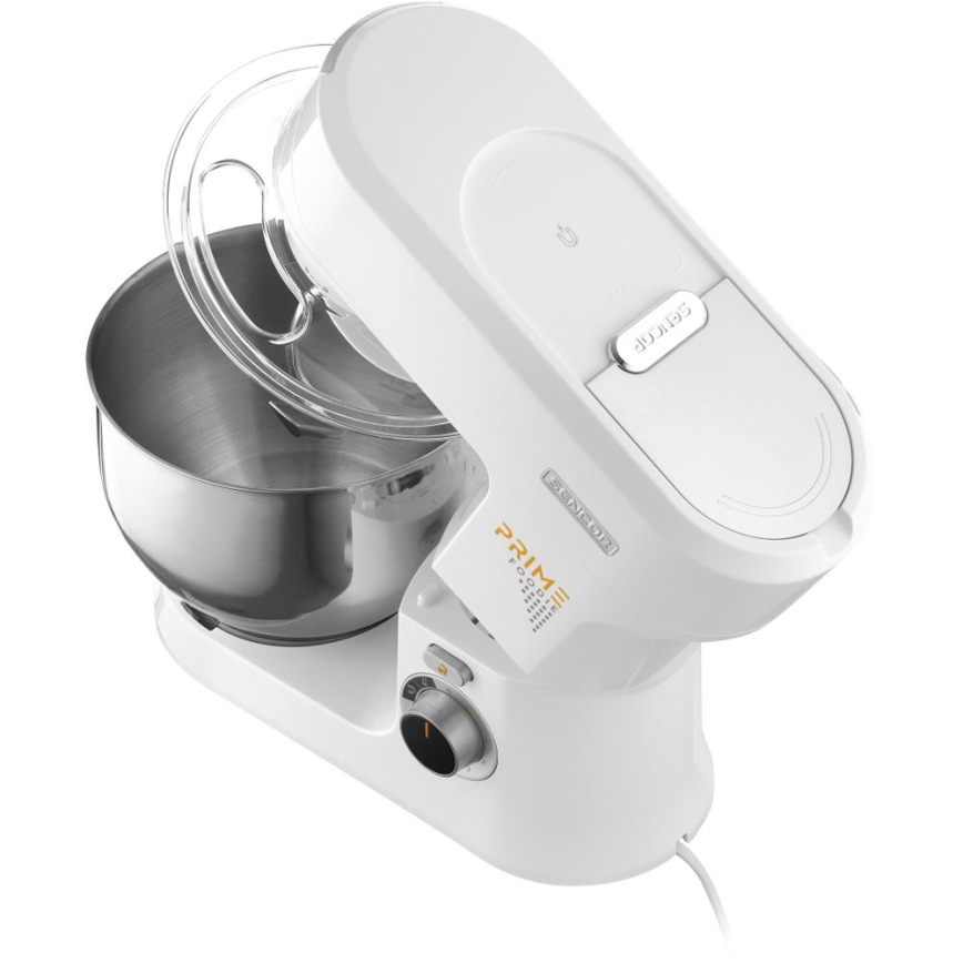 Sencor - Robot de cocina con bol de acero inoxidable 1000 W/230 V, blanco