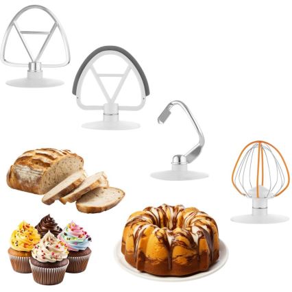 Sencor - Robot de cocina con bol de acero inoxidable 1000 W/230 V, blanco