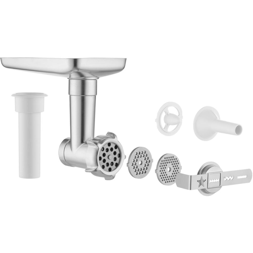 Sencor - Robot de cocina con bol de acero inoxidable 1000 W/230 V, blanco